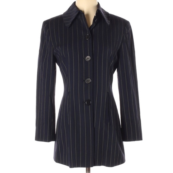 Tahari wool blend four-button jacket 4‎ #1050110 - Picture 1 of 8